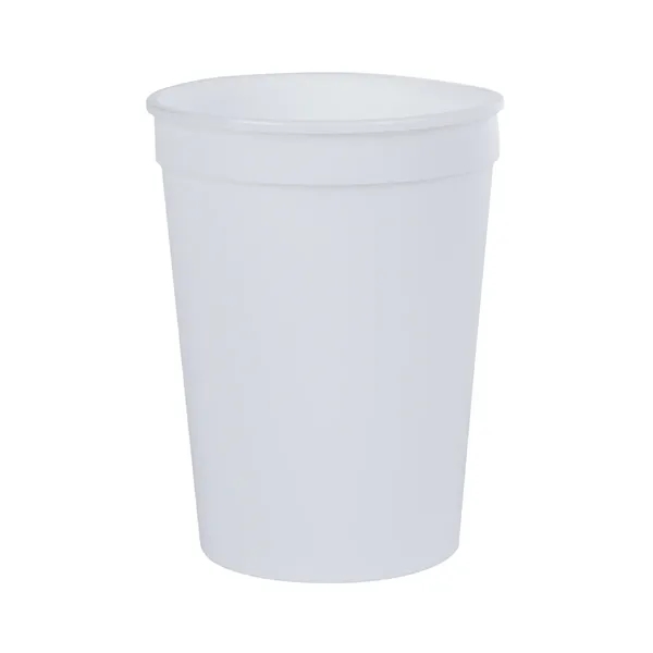 White color option for 12 Oz. Full Color Big Game Stadium Cup