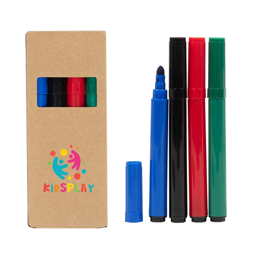 Main photo of 4 Piece Washable Marker Set