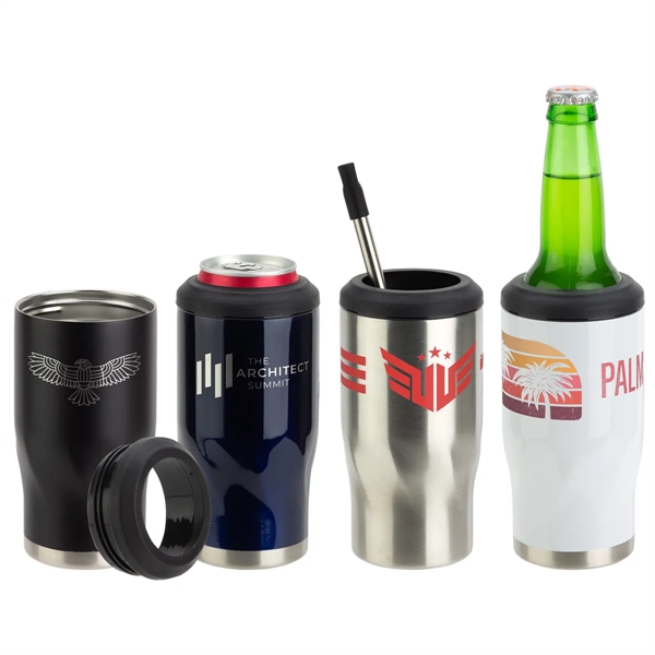 Medium Black color option for Vortex 4 In 1 Stainless Steel Can Cooler