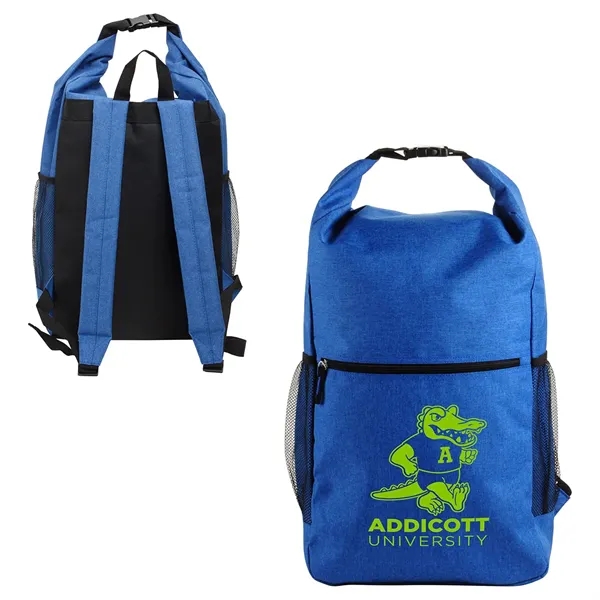 Medium Blue color option for Bellerive Roll Top Backpack