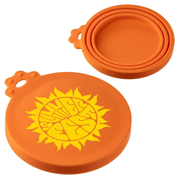 Medium Orange color option for Stay Fresh Silicone Can Lid
