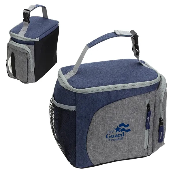 Medium Blue color option for Summit Insulated Cooler Bag With Napkin Dispenser
