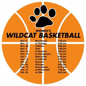 Photo of Schedule Basketball Magnet
