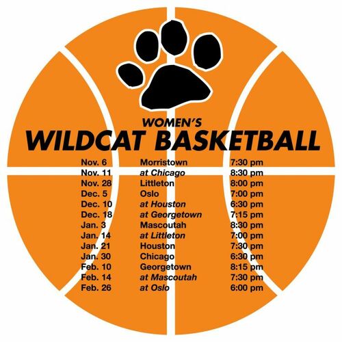 Photo of Schedule Basketball Magnet