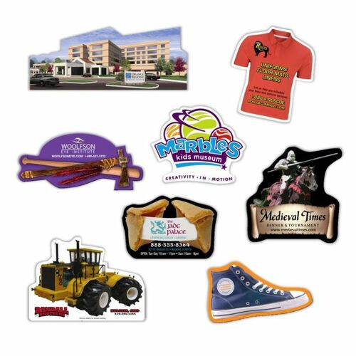 Photo of 7 Sq Custom Corners Flat Flexible Magnet