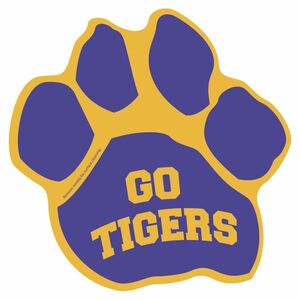 Photo of Small Paw Print Car Sign Magnet