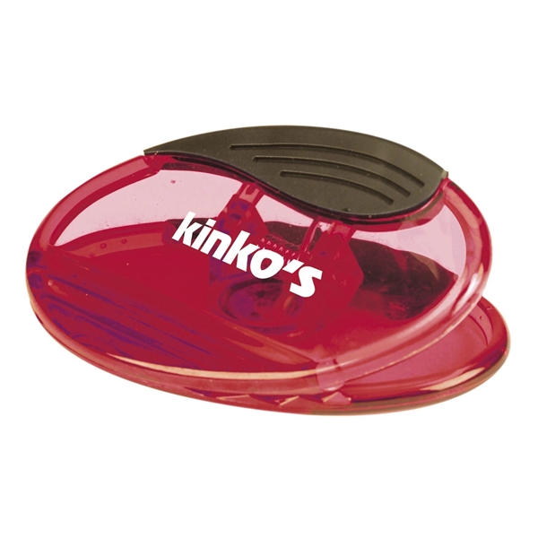Translucent Red color option for Power Clip Oval   Translucent Blue