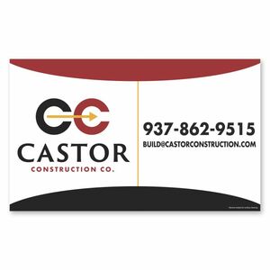 Photo of Car Sign Small Rectangle Magnet