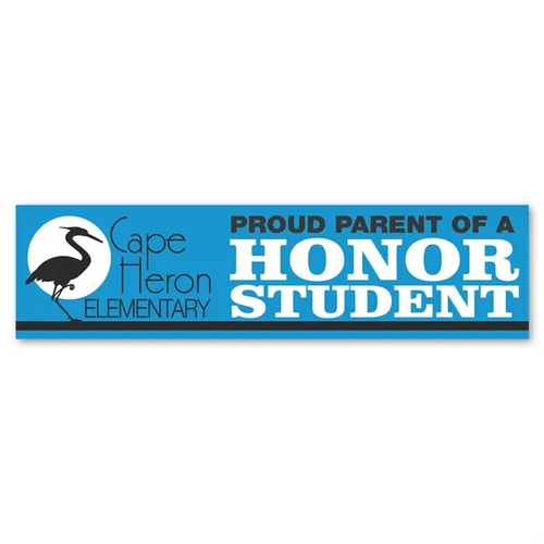 Main photo of 3 X 11.5 In Rect Perm Bumper Sticker