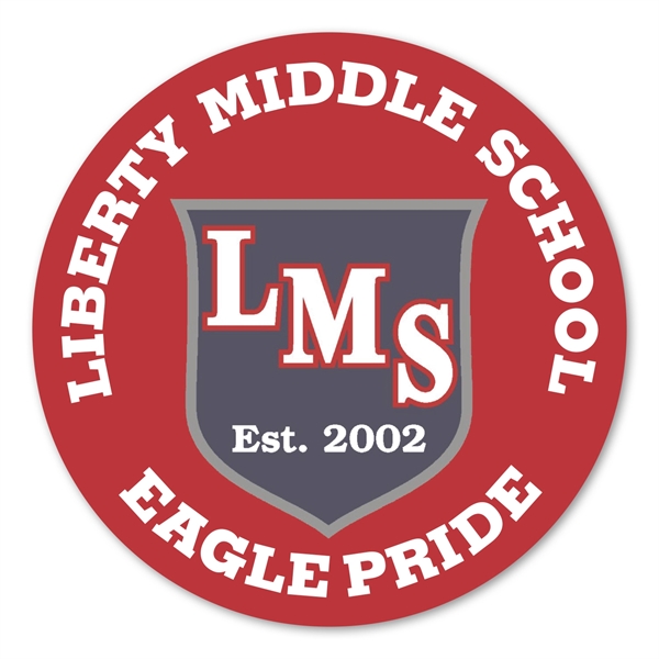 Multicolor color option for 5.5 In Circle Perm Bumper Sticker