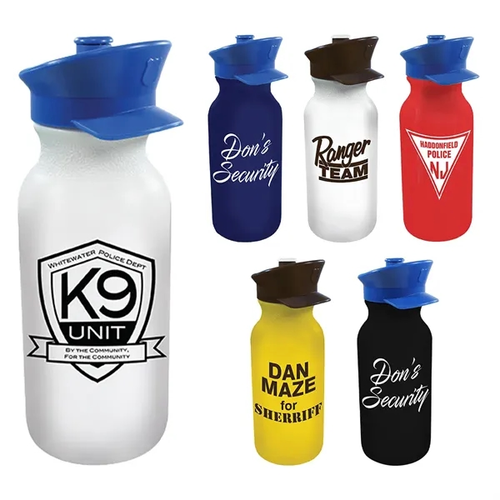 Main photo of 20 Oz. Value Cycle Bottle With Police Hat Push 'N Pull Cap