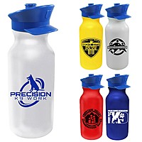 20 Oz. Value Cycle Bottle With Police Hat Push 'N Pull Cap