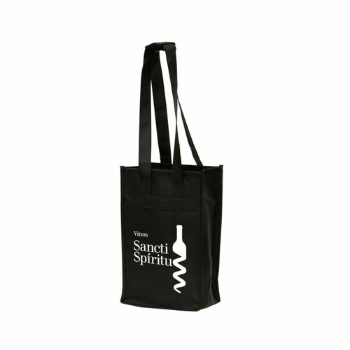 Photo of Polytex 2 Bottle Wine Tote   Black