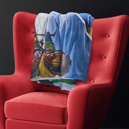 Photo of 100% Polyester Mini Epic Plush Sublimated Blanket