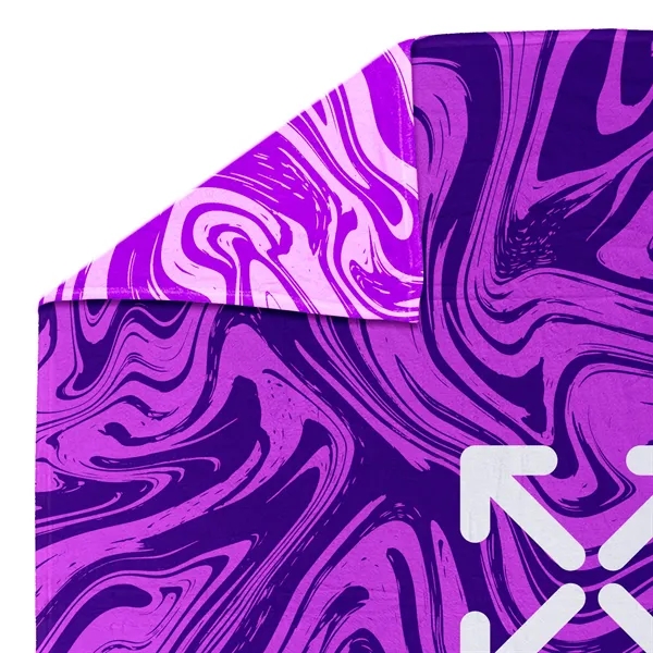 Custom color option for Epic Plush 2 Sided Sublimated Blanket