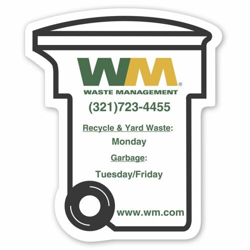 Photo of Go Green Recycling Bin Magnet