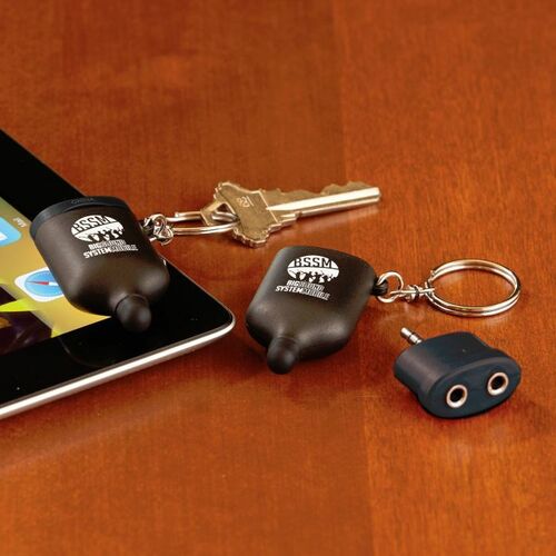 Photo of Splitter/Stylus Key Chain   Black