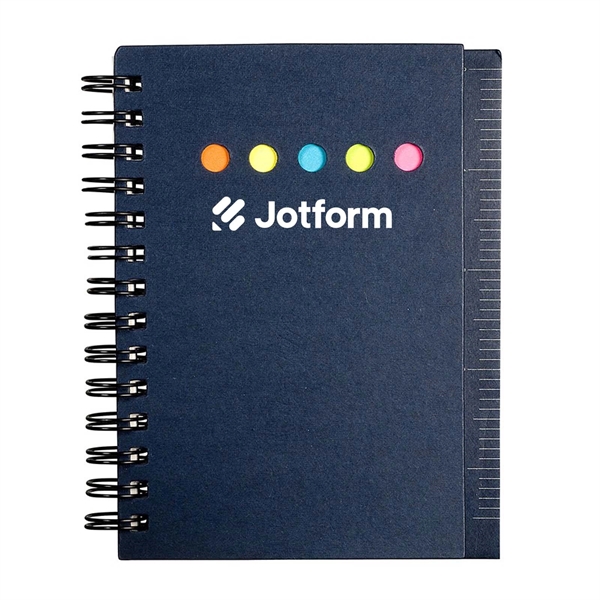 Blue color option for Eco Friendly Sticky Book With Ruler