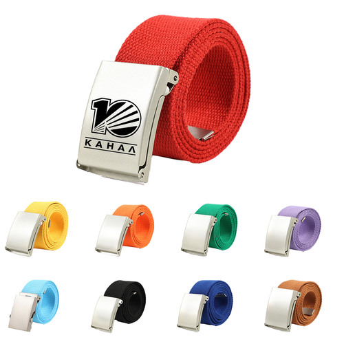 Photo of Fashional Metal Buckle Canvas Belt