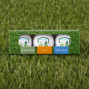 Photo of 3 Pack Golf Ball Lip Moisturizer, Mints & Sunscreen