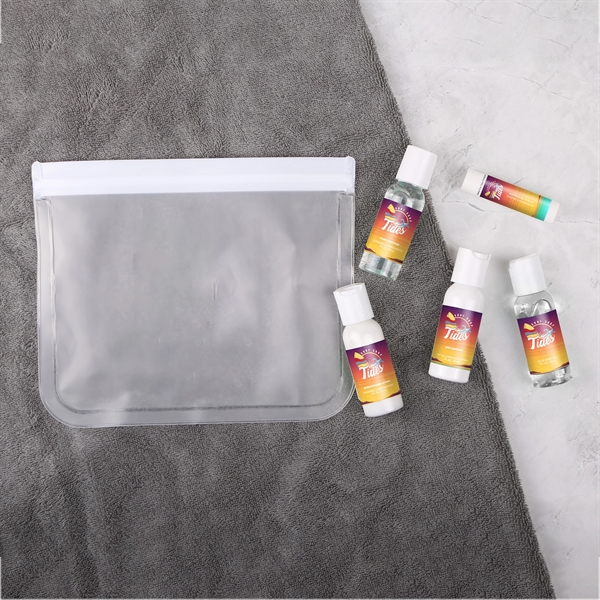 Clear Bag color option for Self Care Traveler Kit