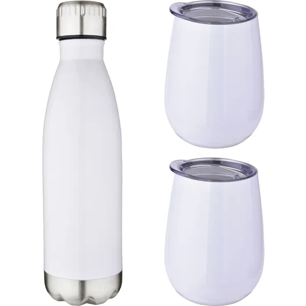 Bottle White/Tumbler White color option for Stainless Gift Set