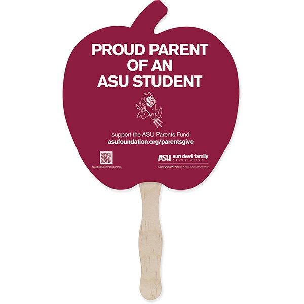 White color option for Stock Shape Hand Fan