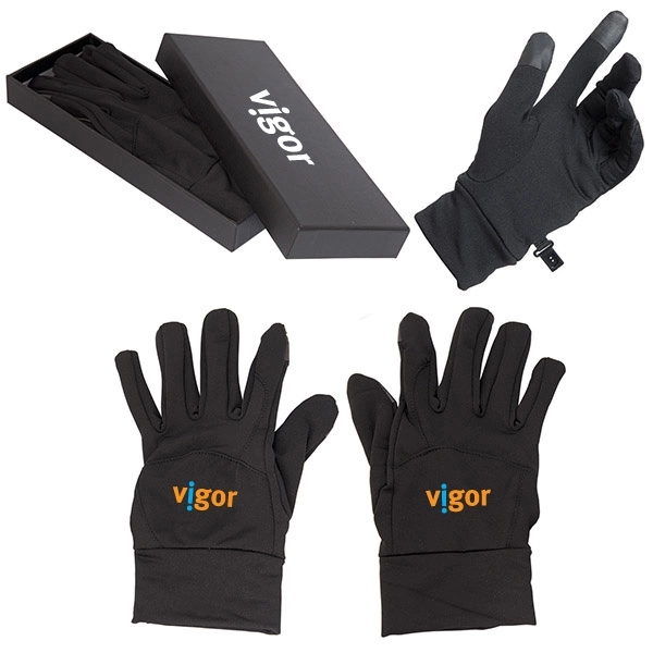 Black color option for Nylon Touch Screen Gloves