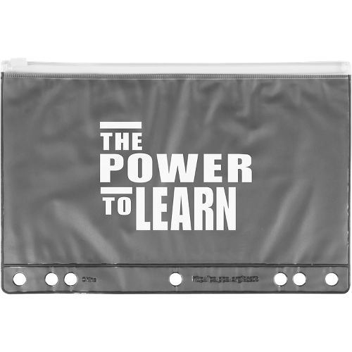 Black color option for Slide Lock School Pencil Pouch