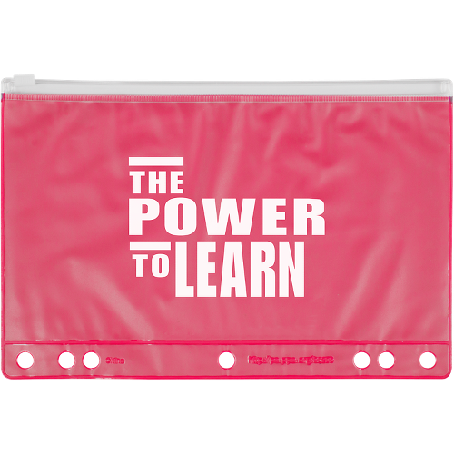 Pink color option for Slide Lock School Pencil Pouch