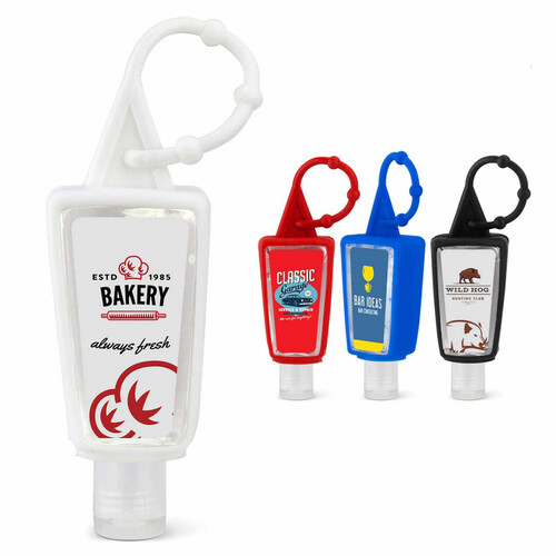 Photo of Hand Sanitizer Gel: 1 Oz Bottle With Carabiner