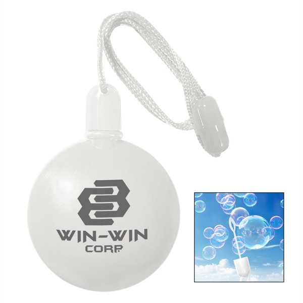 White color option for 1.33 Oz. Round Bubble Dispenser