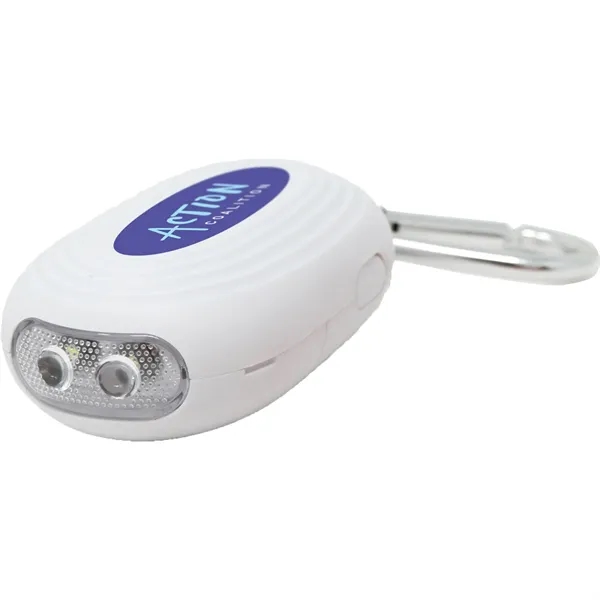 White color option for Alert Pod Personal Safety Alarm Key Chain