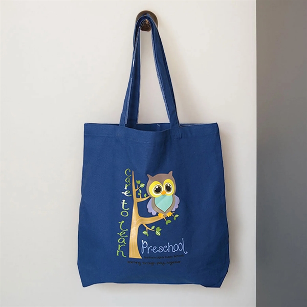 Royal Blue color option for Tote Bag: 18” W X 15.5” H X 4” D