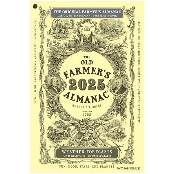 Yellow color option for The Old Farmer's Almanac® Booklet: 2024