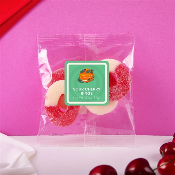 Clear color option for Sour Cherry Rings: Taster Packet
