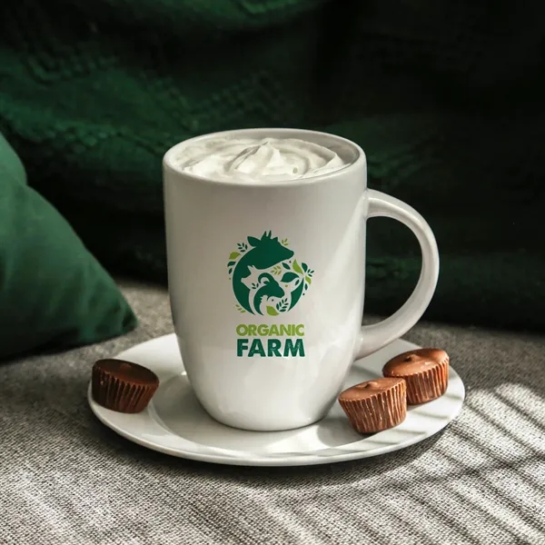 White color option for Puritt Ceramic Mug 385 Ml. (13 Fl. Oz.)