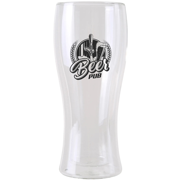 Clear color option for Clearview Borosilicate Beer Glass 450 Ml. (15 Fl. Oz.)