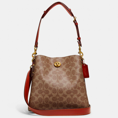 Main photo of Coach Polished Pebble Leather Willow Bucket