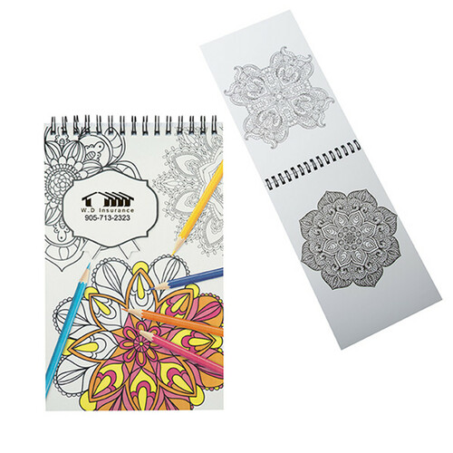 Main photo of Mini Colouring Book With Spiral Binding
