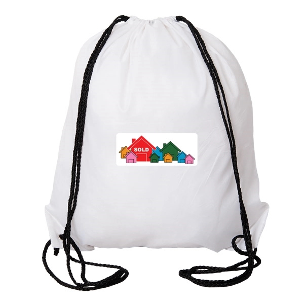 White color option for Aloha Drawstring Backpack