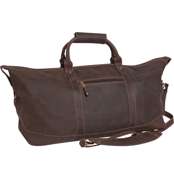 Distressed Brown color option for Little River Leather Duffel