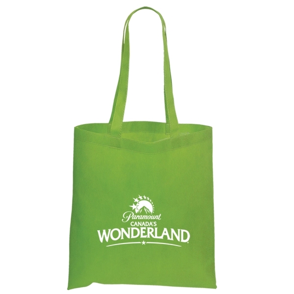 Lime Green color option for Non Woven Economy Tote