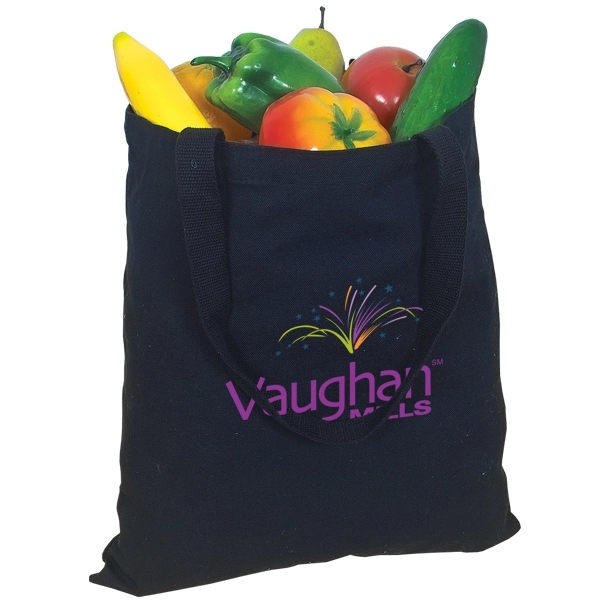 Black color option for Tote Bag: 14” W X 16” H