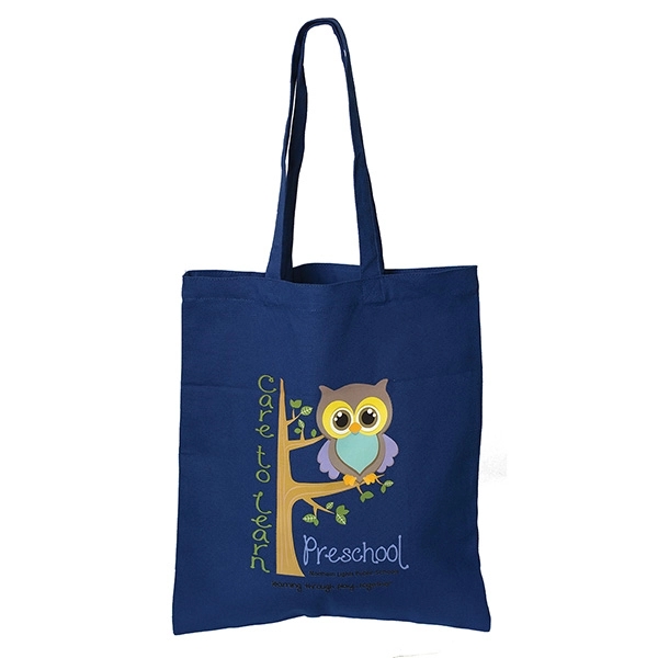 Royal Blue color option for Tote Bag: 14” W X 16” H