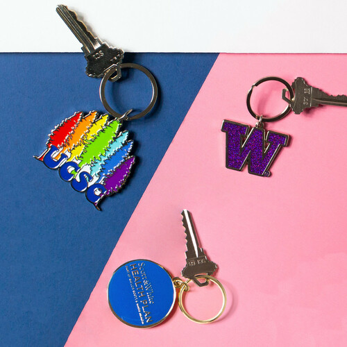 Main photo of Diestruck Soft Enamel Keychains: Colorfill