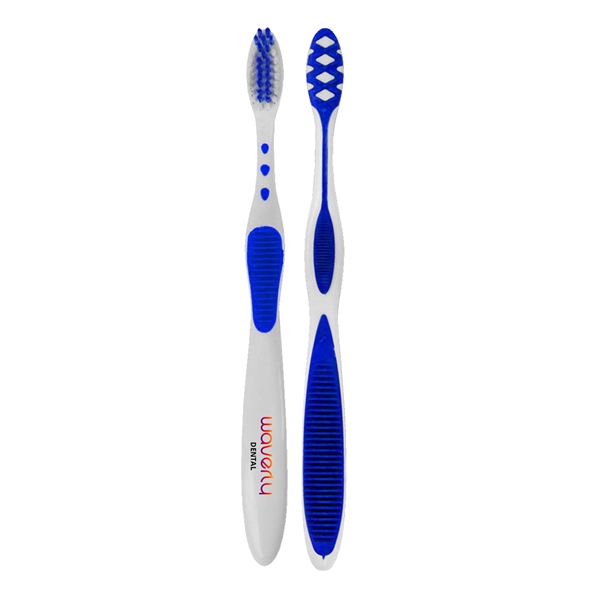 Blue color option for Rubber Grip Toothbrush