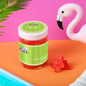 Photo of Pink Flamingo Gummies: Large Jar