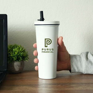 Photo of Kemble Stainless Steel Straw Tumbler 750 Ml. (25 Fl. Oz.)