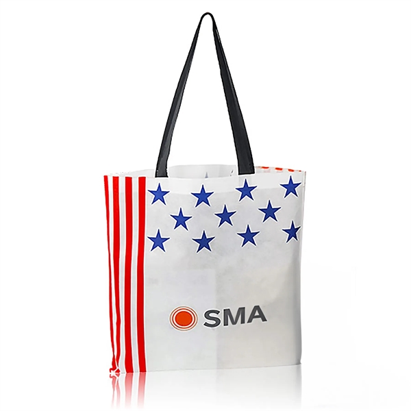 Dyed To Order color option for 100 Gsm Pet Full Color Printed Tote Bag